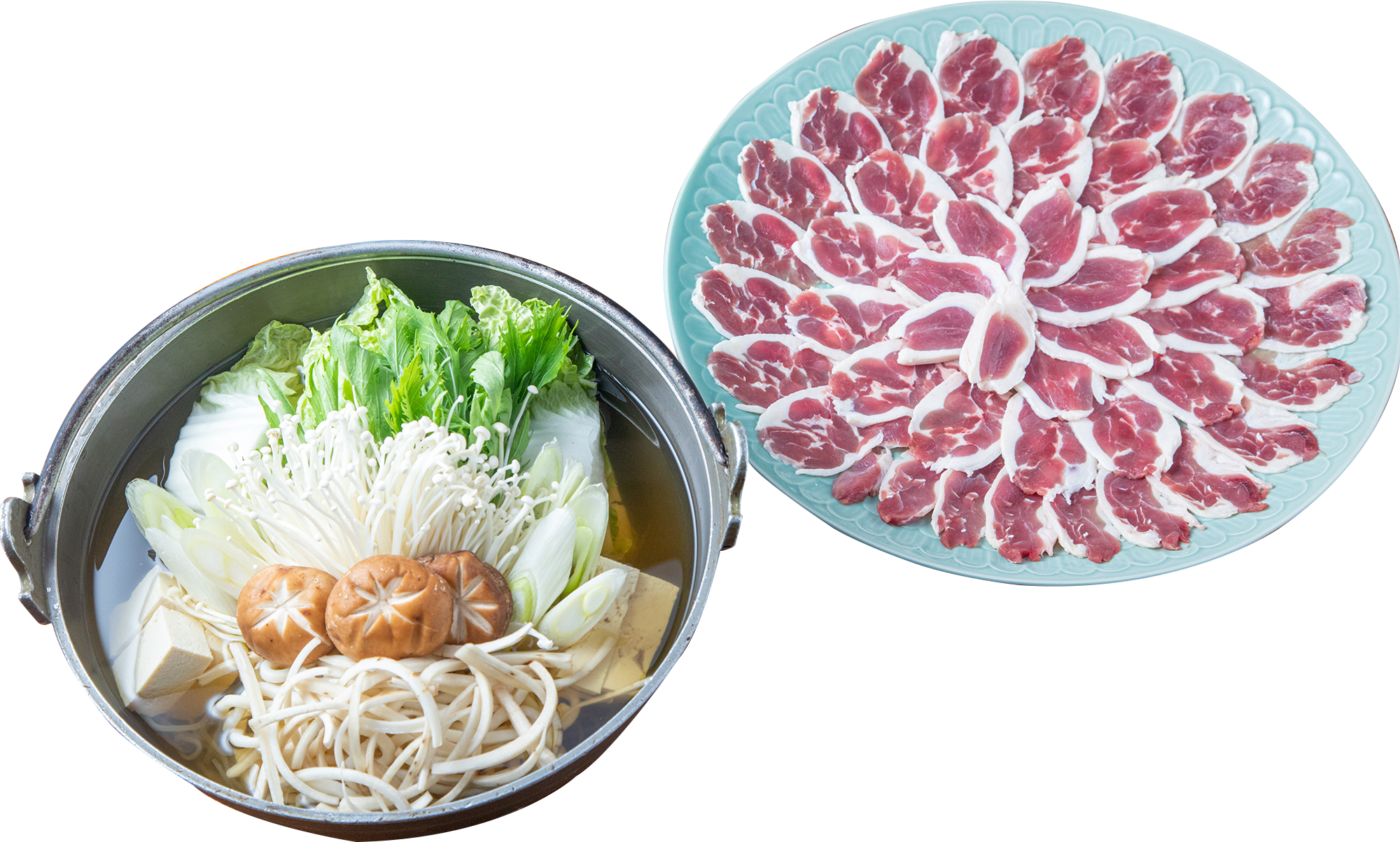 鴨鍋の切り抜き画像