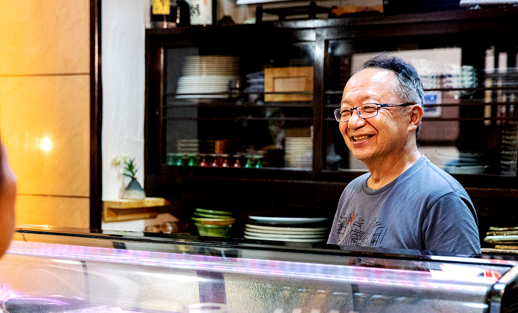 大しま、ウェブサイトお食事ページのヒーローイメージ